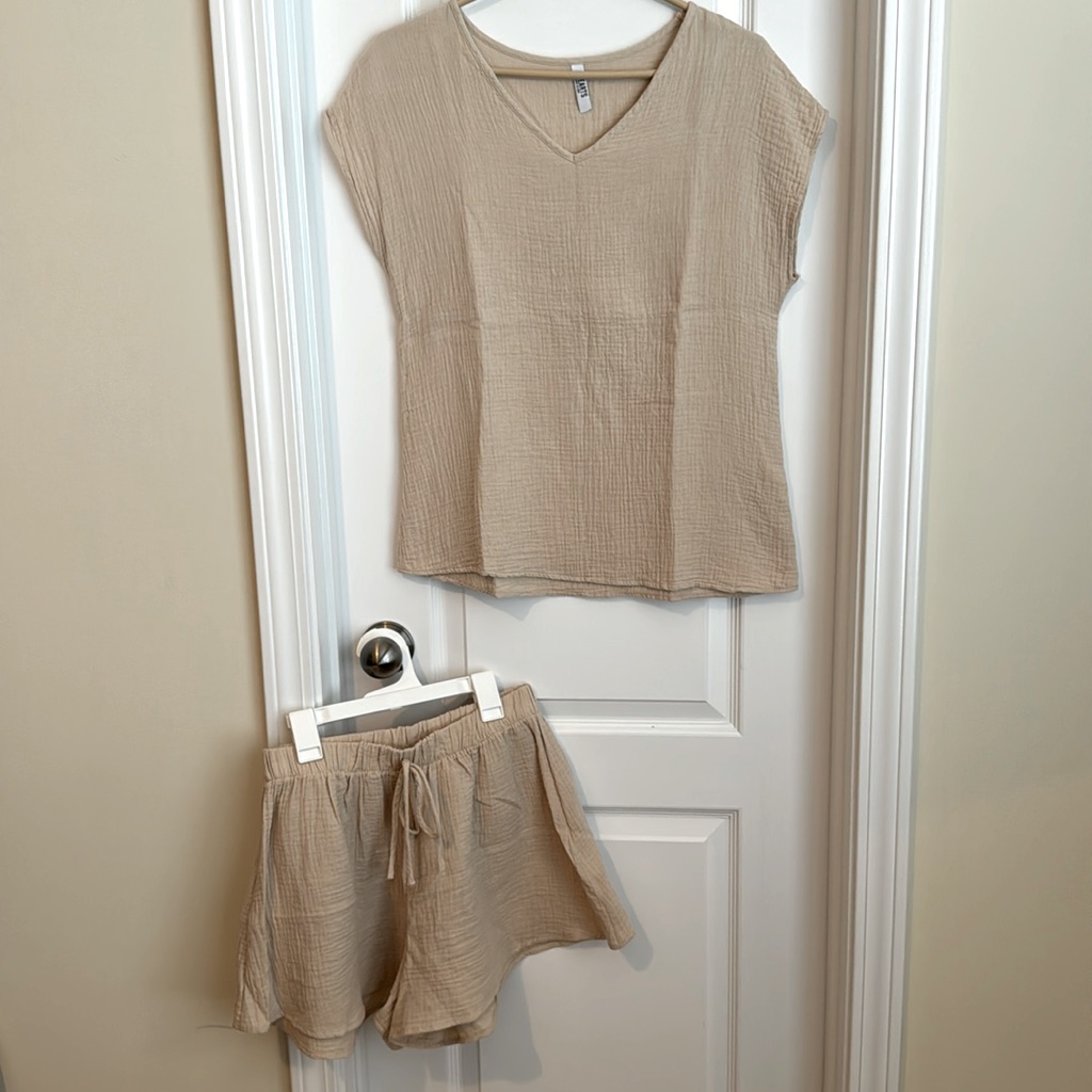 Matching Shirt And Shorts Set